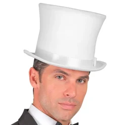 Høy hatt Hvit