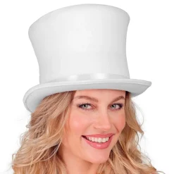Høy hatt Hvit