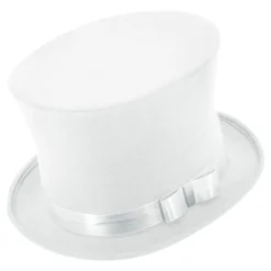 Høy hatt Hvit
