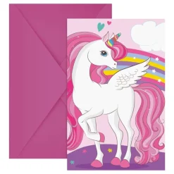 Innbydelseskort Unicorn