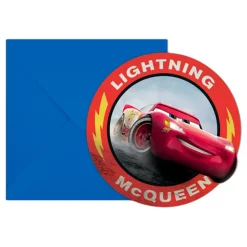 Invitasjonskort Biler/Cars 3
