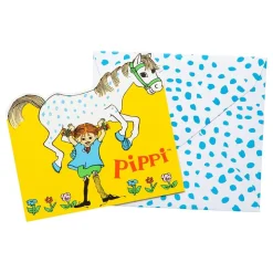 Invitasjonskort Pippi Langstrømpe