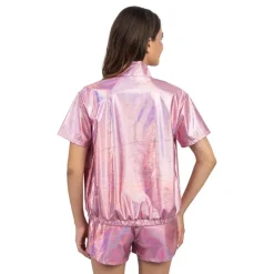 Jakke med Shorts-sett Iridescent Rosa