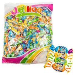 Jellioo Damla Sour Blast Chew Storpakning