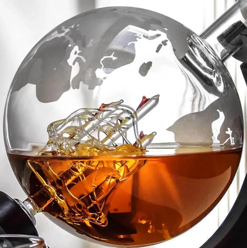 Jordklodekaraffel med Glass Deluxe Sett