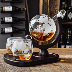 Jordklodekaraffel med Glass Deluxe Sett