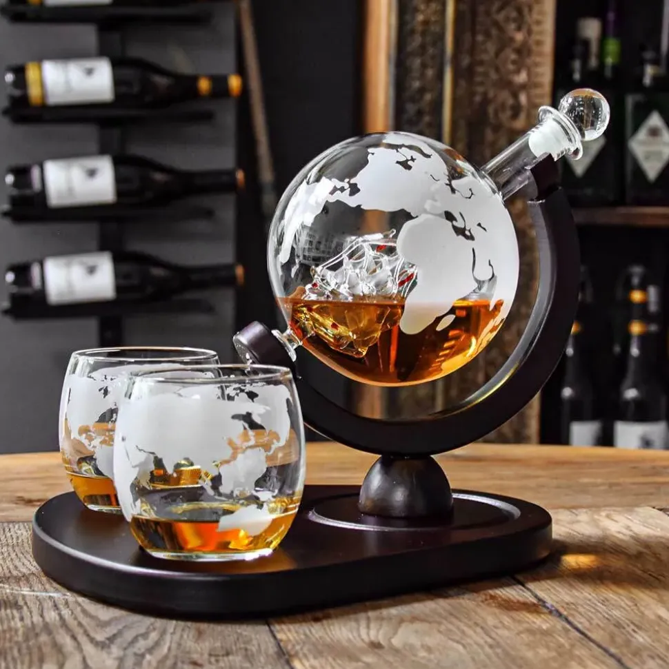 Jordklodekaraffel med Glass Deluxe Sett