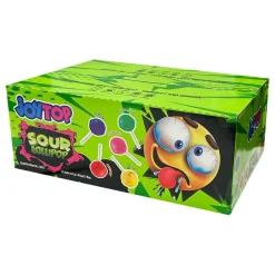 JoyTop Sour Lollipop Smiley storpakning