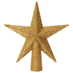 Juletrestjerne Gull Glitter