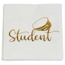 Kaffeservietter «Student» Gull