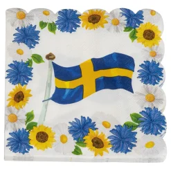 Kaffeservietter Svensk Sommer