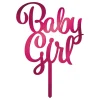 Kakedekorasjon Baby Girl i Akryl