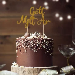 Kakedekorasjon Gott Nytt År
