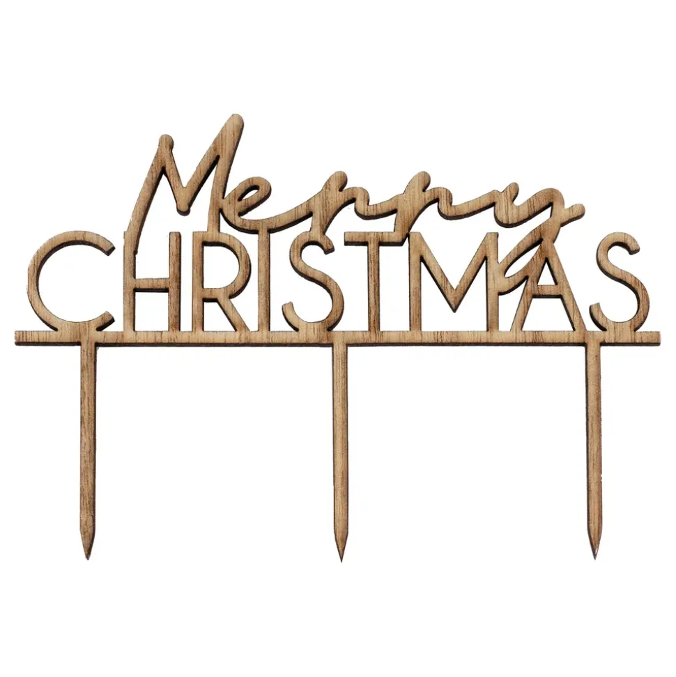 Kakedekorasjon Merry Chrismas