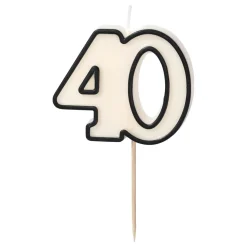 Kakelys 40 Svart/Hvit