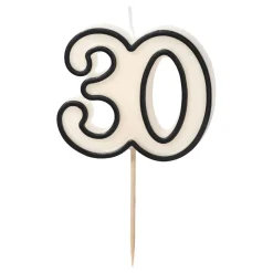 Kakelys 30 Svart/Hvit
