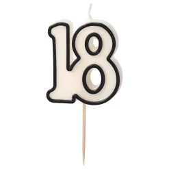 Kakelys 18 Svart/Hvit