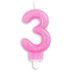 Kakelys Tall Glitter Rosa