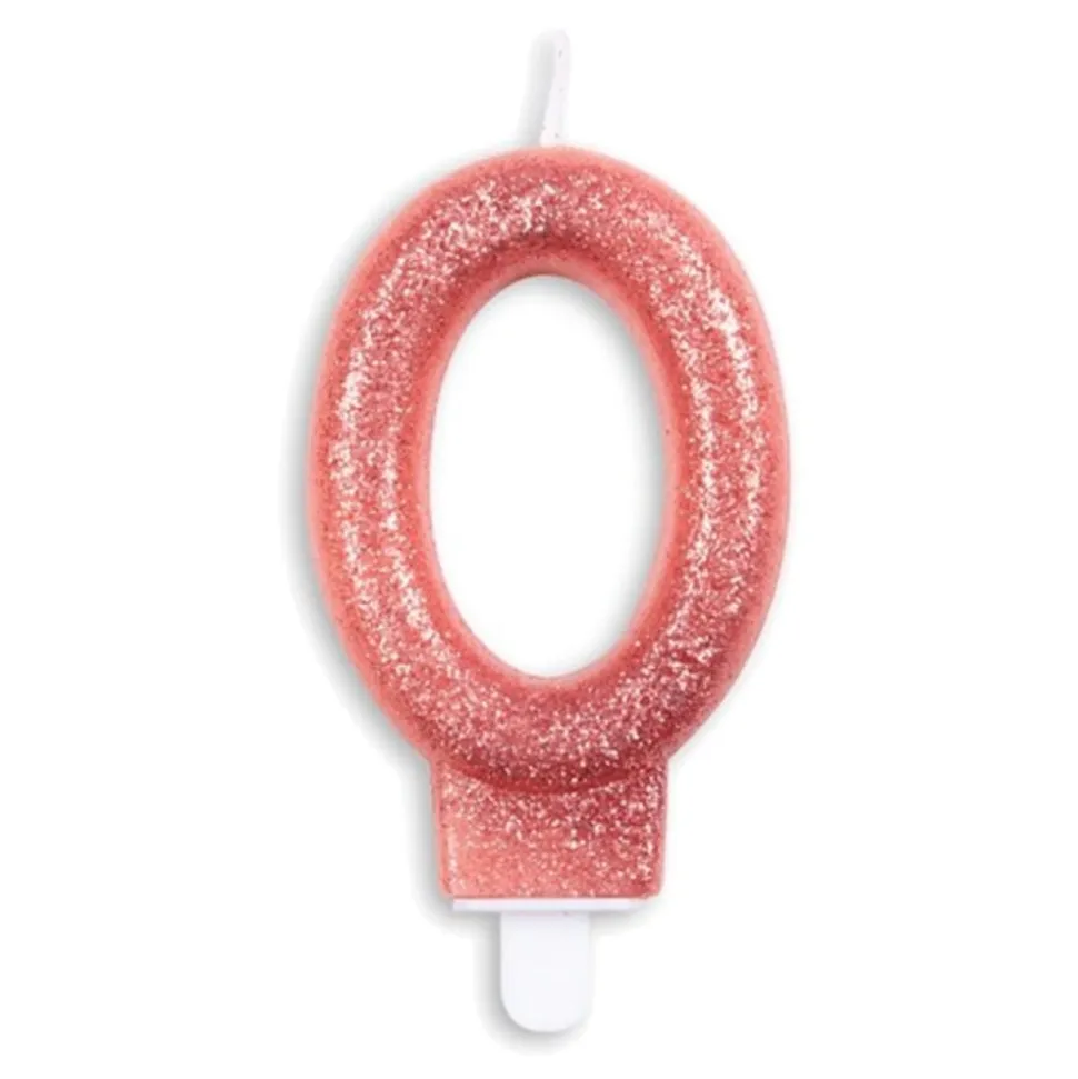 Kakelys Tall Glitter Roségull
