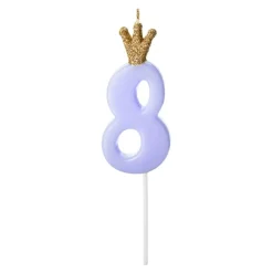 Kakelys Tall med Krone Blå