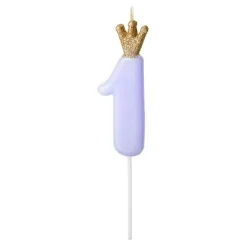 Kakelys Tall med Krone Blå