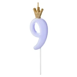 Kakelys Tall med Krone Blå