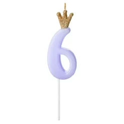 Kakelys Tall med Krone Blå