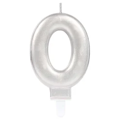 Kakelys Tall Sølv Metallic