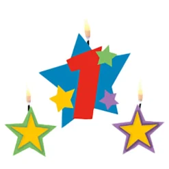 Kakelys Tall Stjerner