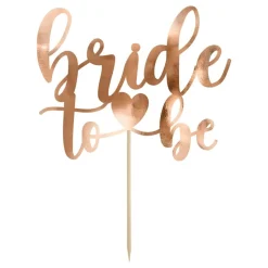 Kakepynt Bride To Be Rosé