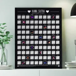 100 Kama Sutra Bucket List Skrapetavle