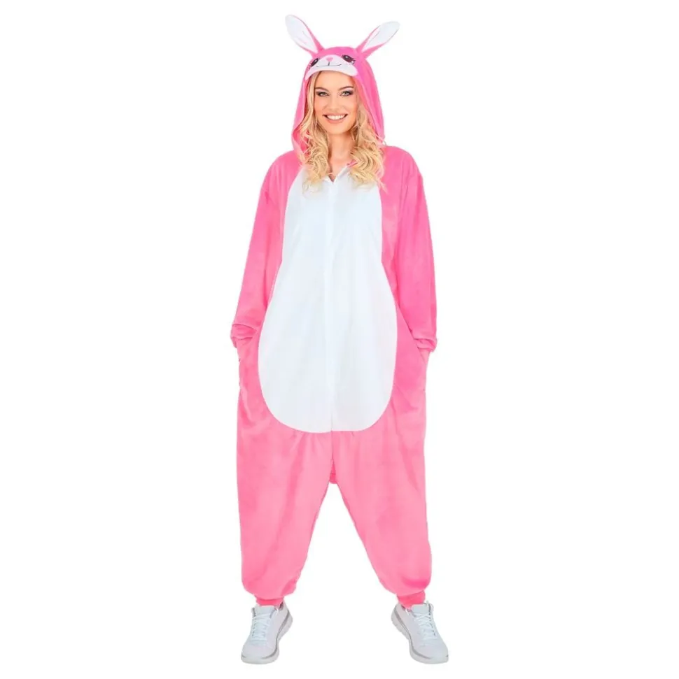 Kanin Rosa Onesie Kostyme