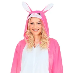 Kanin Rosa Onesie Kostyme