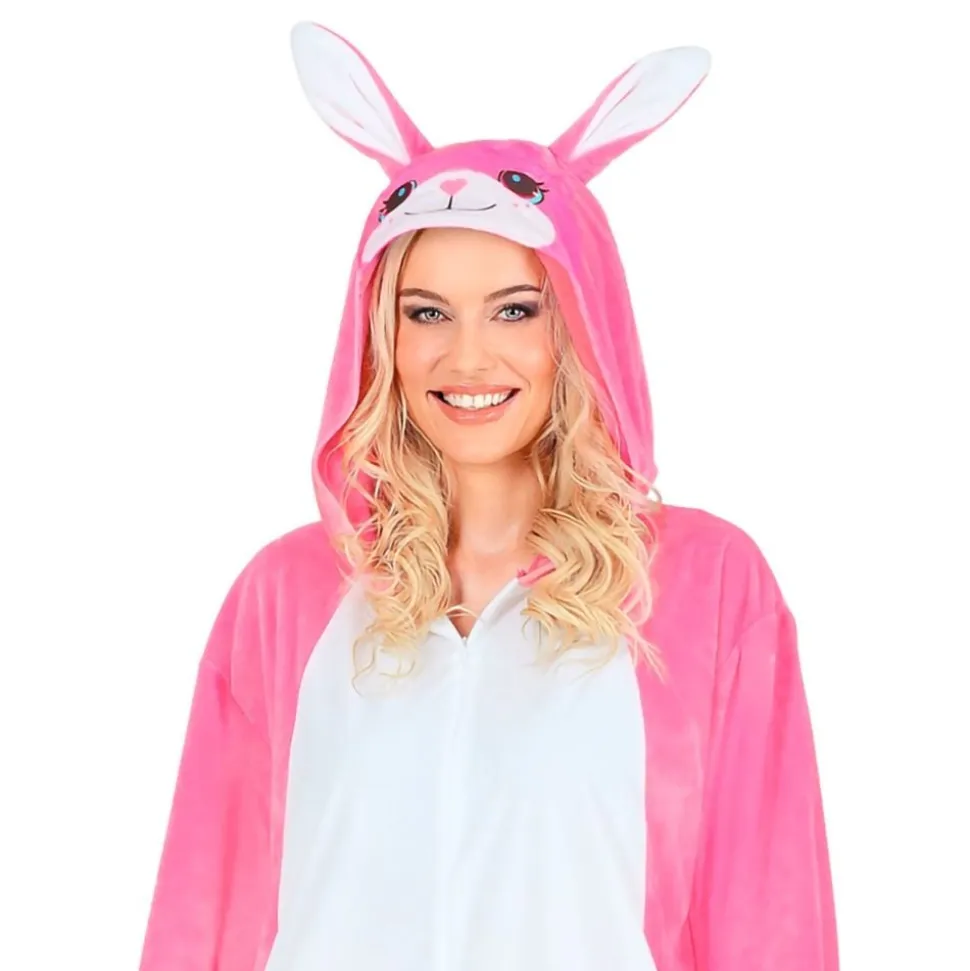 Kanin Rosa Onesie Kostyme