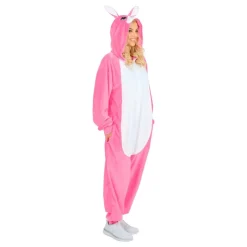 Kanin Rosa Onesie Kostyme