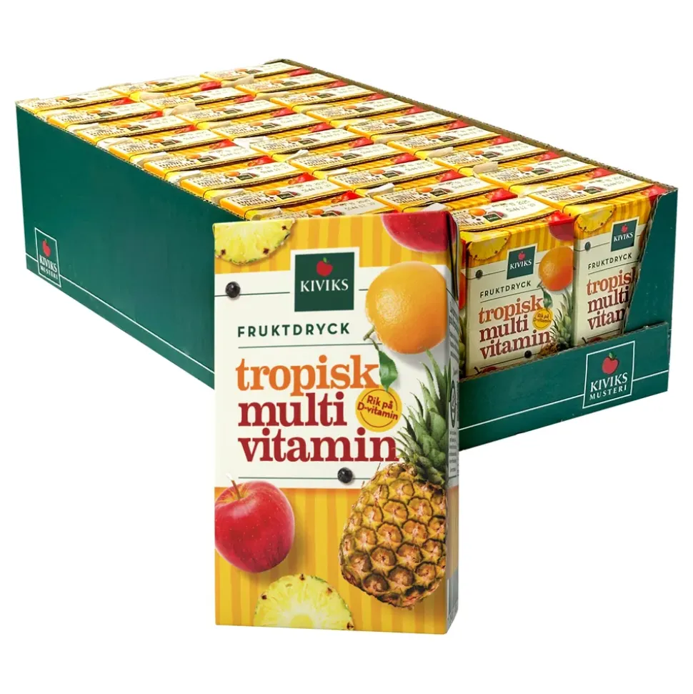 Kivik Tropisk Multivitamindrikk med Sugerør