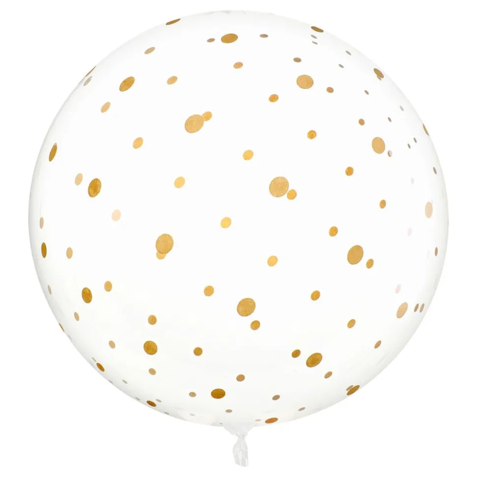 Kjempeballong Transparent Prikkete