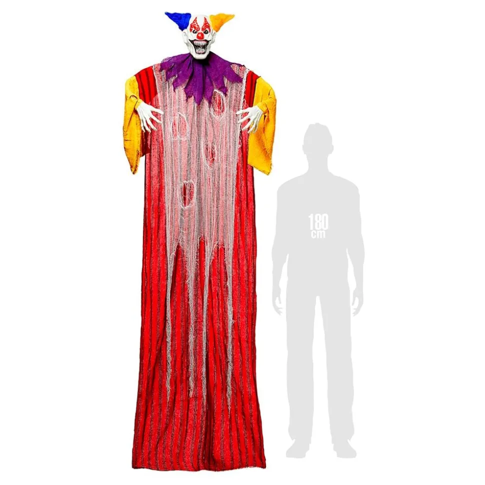Kjempeklovn med Belysning Halloween Hengende Prop