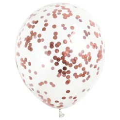 Konfettiballonger Roségull