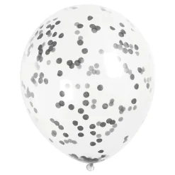 Konfettiballonger Svart