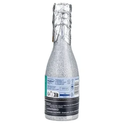 Konfettikanon Champagneflaske Sølv