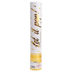 Konfettikanon Gull Metallic