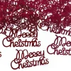 Konfetti Rød Merry Christmas