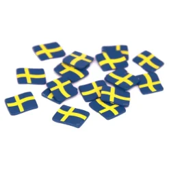 Konfetti Svenske Flagg av Tre