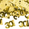 Konfetti Tallet 30 Gull Metallic