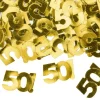 Konfetti Tallet 50 Gull Metallic