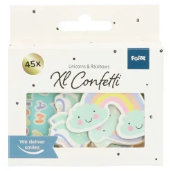 Konfetti Unicorns & Rainbows XL
