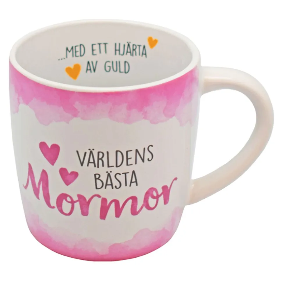 Kopp Verdens Beste Mormor Rosa