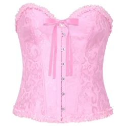 Korsett Rosa med Volanger