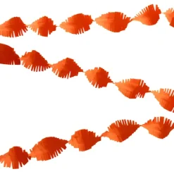 Kreppgirlander Oransje